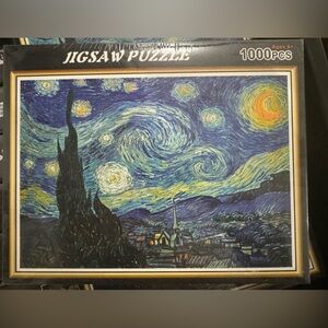 New sealed Starry Night Jigsaw puzzle  1000 piece great gift Van Gogh